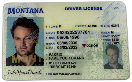 New Montana Fake ID - Duplicates Included