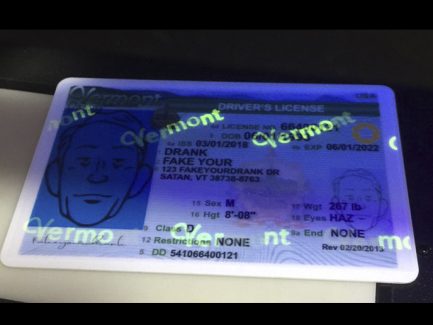 Vermont FAKE ID - Image 2