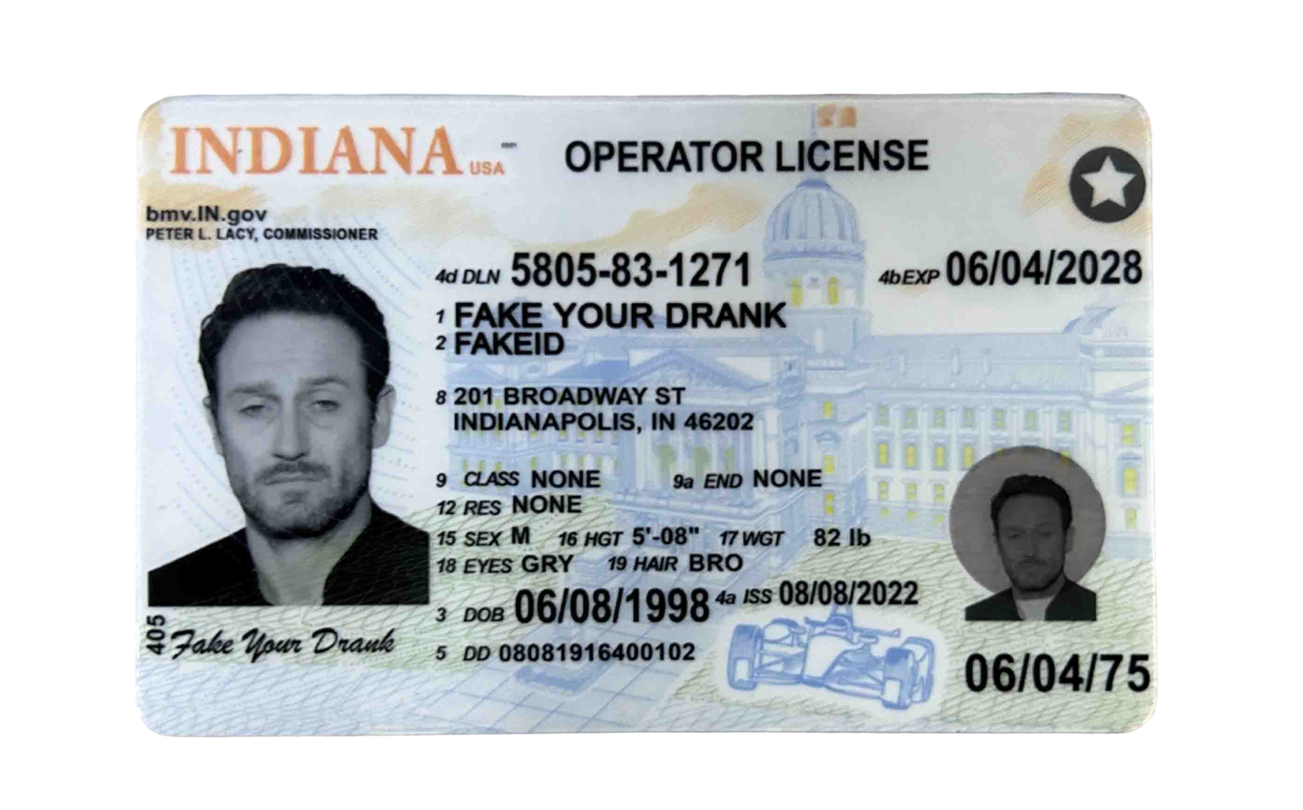 New Indiana Fake ID - Duplicates Included