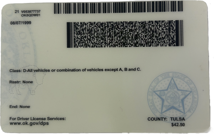 [New] Oklahoma Fake ID - Duplicates Included - Image 2